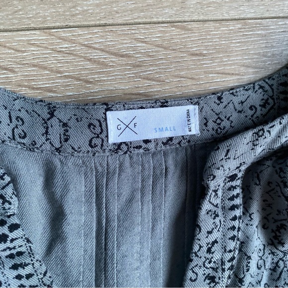 Gentle Fawn Quartz Dress button up tunic boho 100% Viscose - Picture 3 of 7